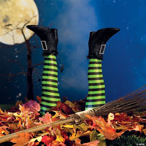 DIY Witch Leg Garden Ornaments: A Fun and Easy Halloween Project